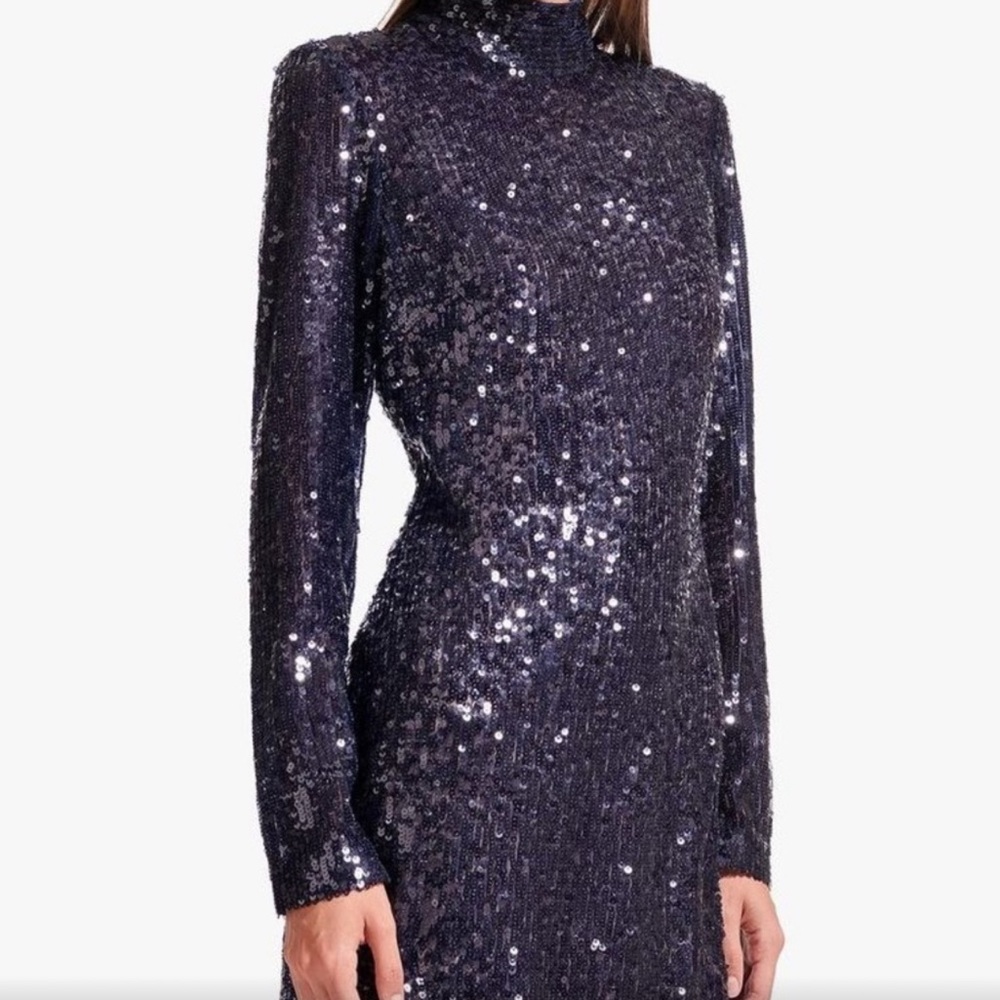 Staud Sequin Liza Mini Dress NWOT - Picture 3 of 15